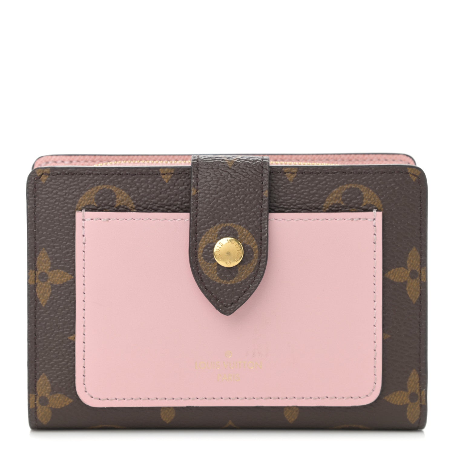 Louis Vuitton Monogram Juliette Wallet Rose Ballerine 1 of 8
