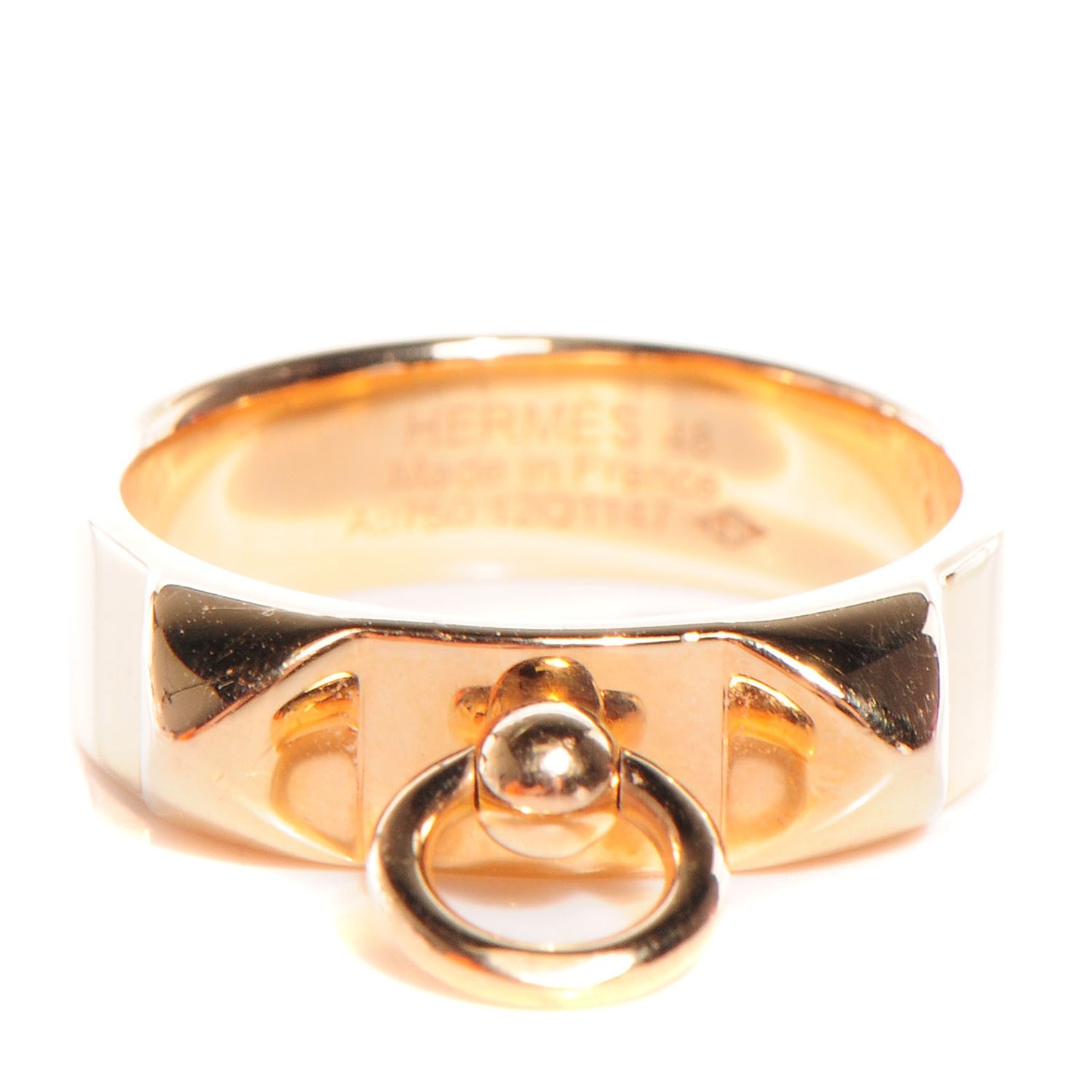 18K Rose Gold PM Collier De Chien Ring 48 4.5