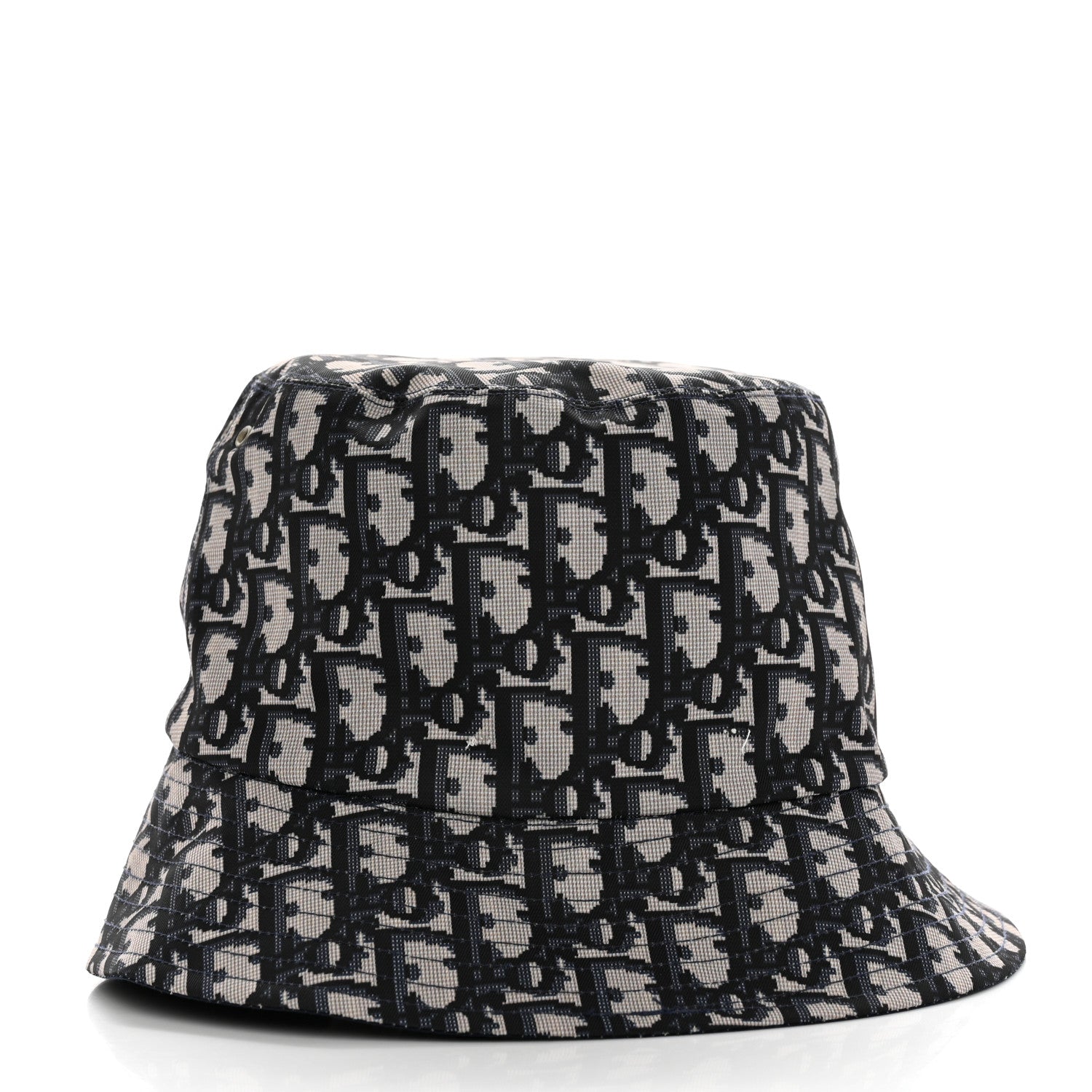 Christian Dior Oblique Jacquard Bucket Hat Blue 3 of 11