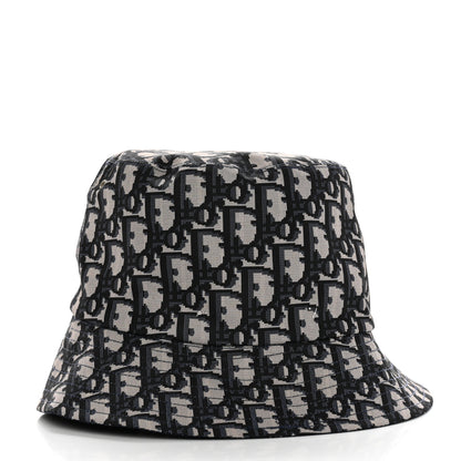 Christian Dior Oblique Jacquard Bucket Hat Blue 3 of 11
