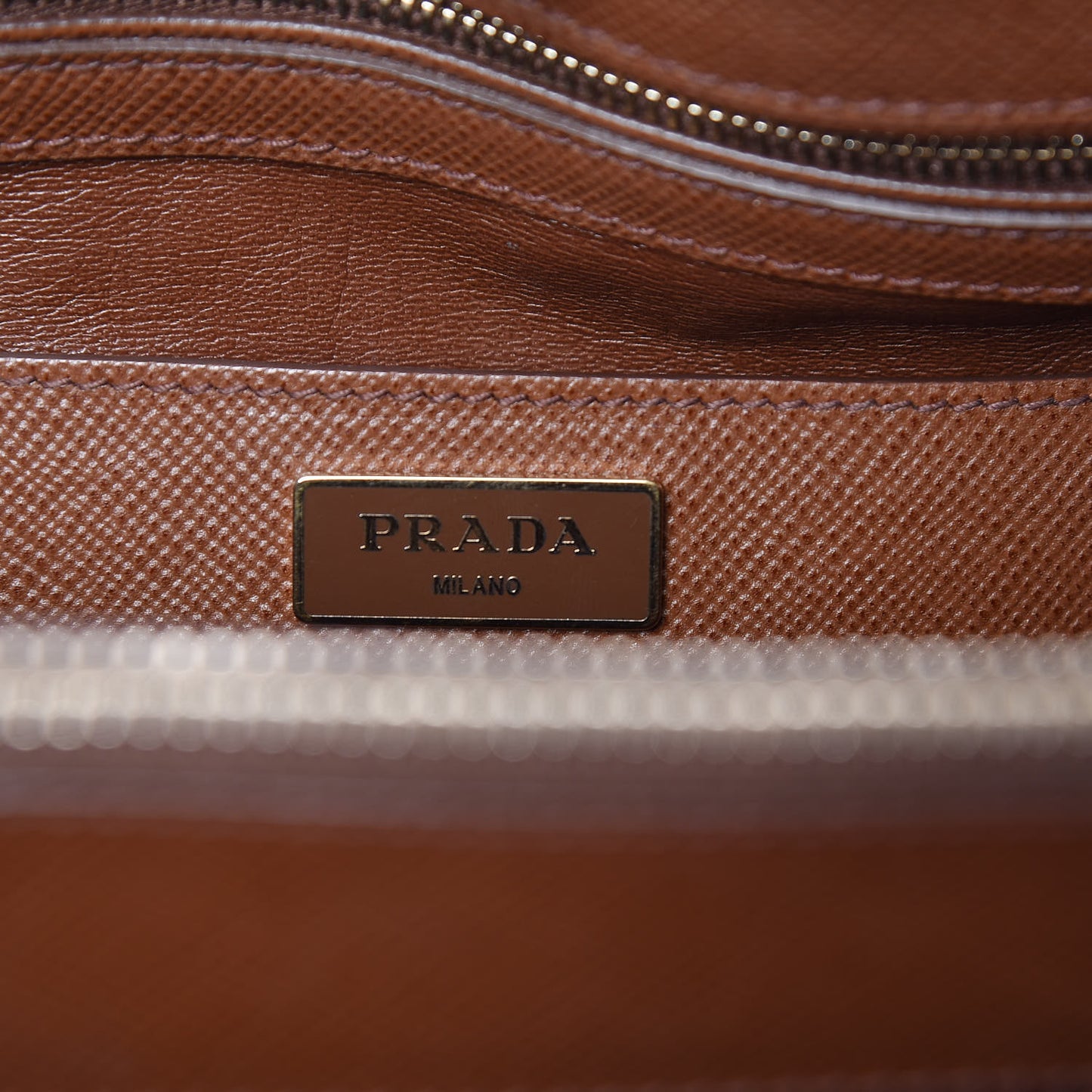 Saffiano Cuir Open Promenade Tote Palissandro