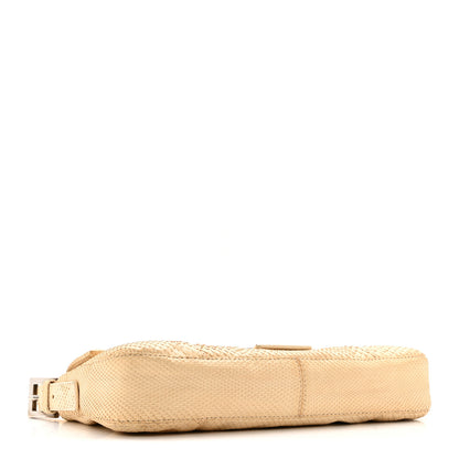 Fendi Snakeskin Baguette Light Beige 4 of 16
