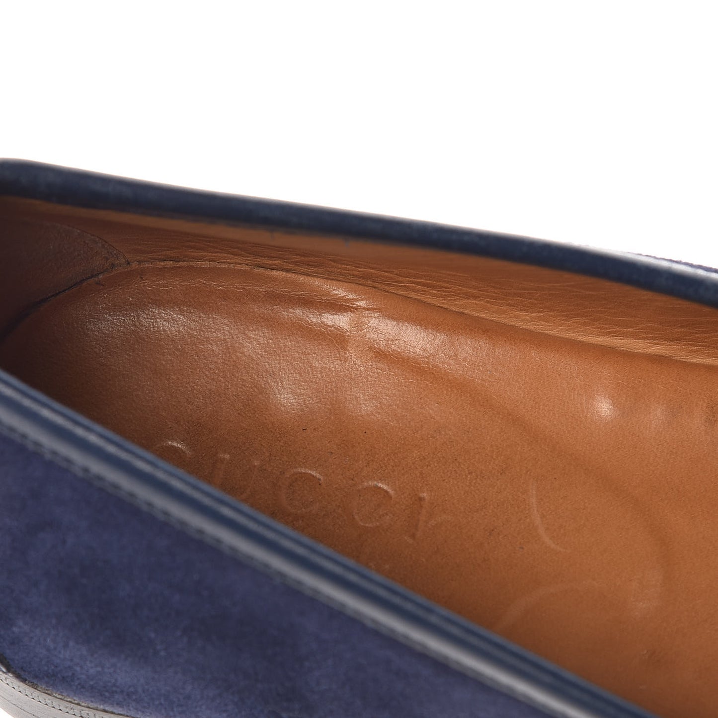 Suede Mens Horsebit Loafers 8.5 Blue Beige