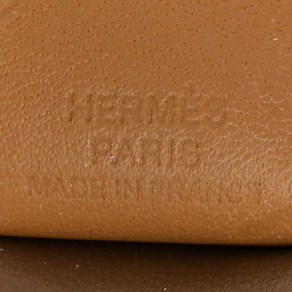 Hermes Milo Lambskin Grigri Rodeo Pegase Horse Bag Charm PM Etoupe Vert Fizz Biscuit 3 of 8