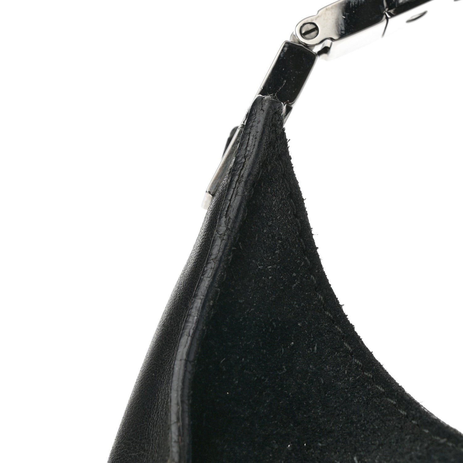 Gucci Suede Logo Hobo Bag Black 15 of 16