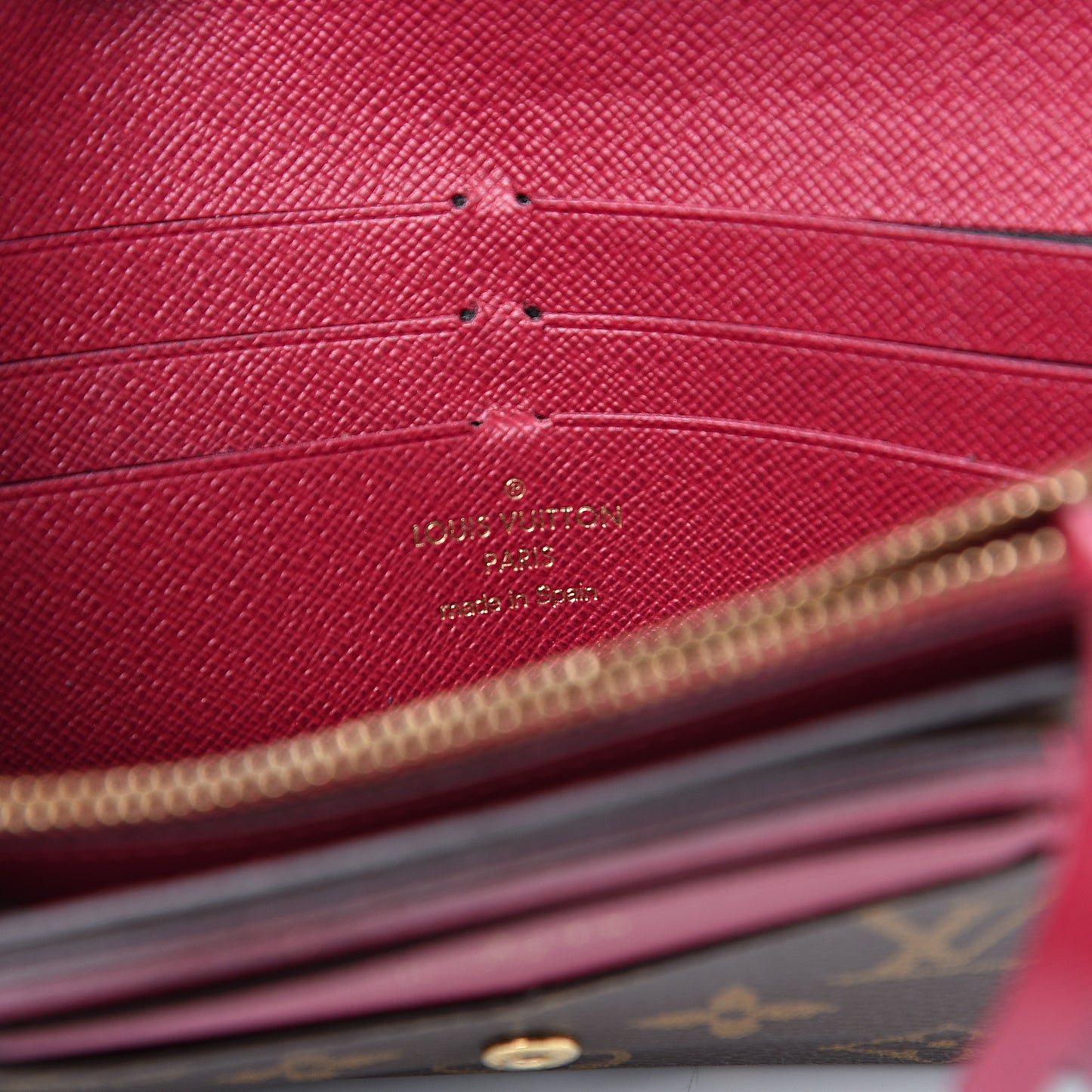 Monogram Jeanne Wallet Fuchsia