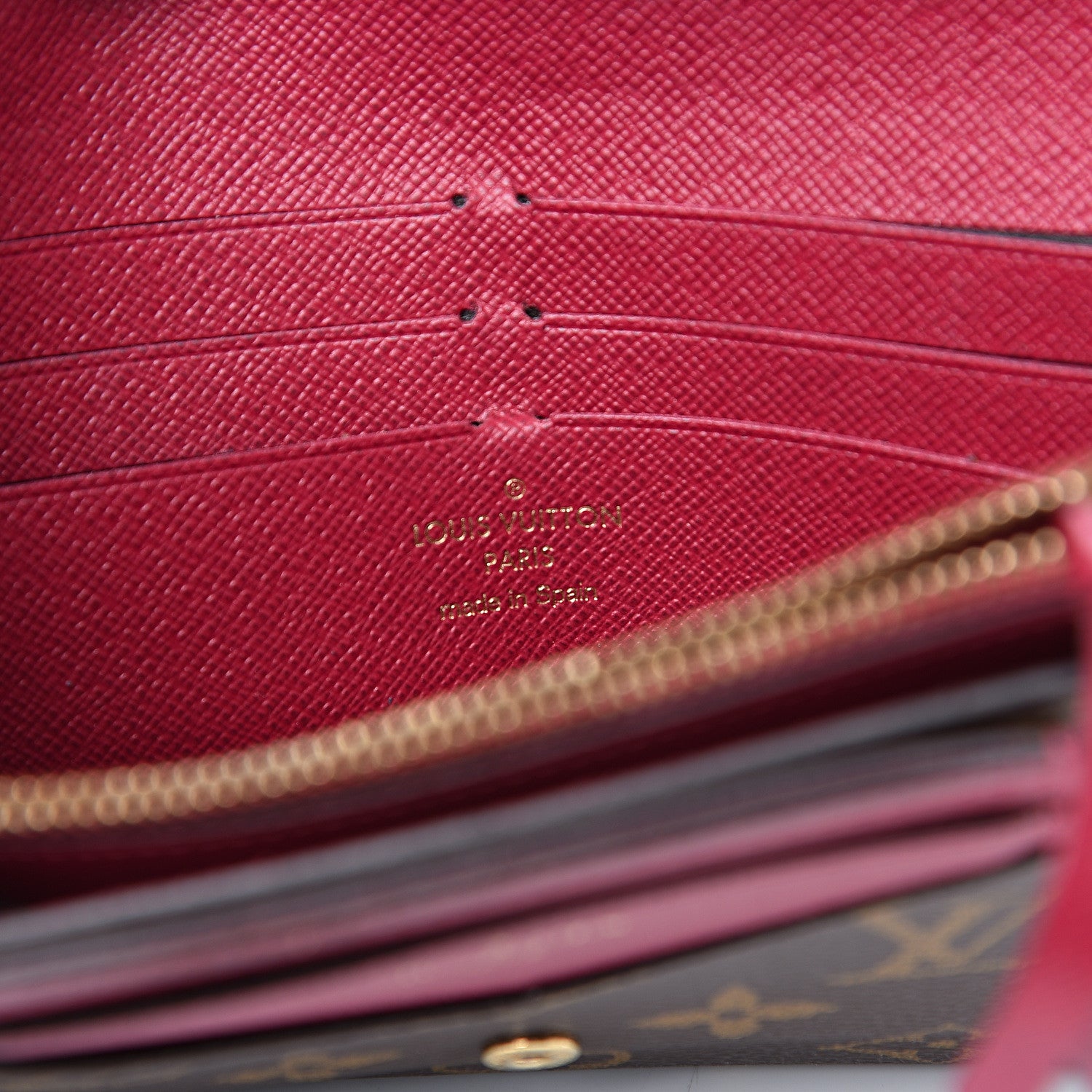 Louis Vuitton Monogram Jeanne Wallet Fuchsia 6 of 8