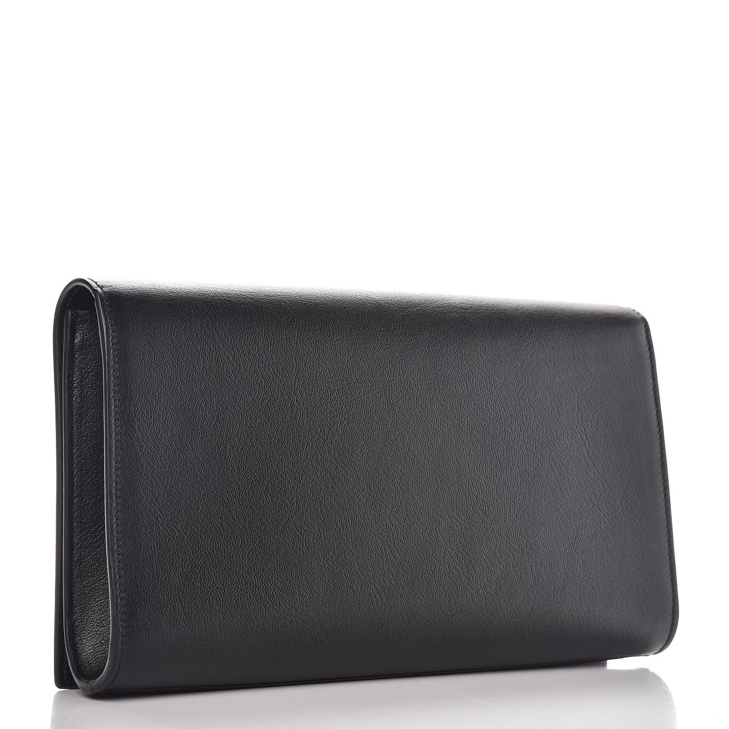 Calfskin Monogram Large Belle De Jour Clutch Black