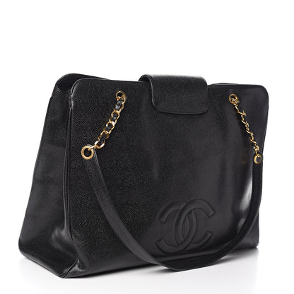 Chanel Caviar XL Weekender Bag Black 3 of 16