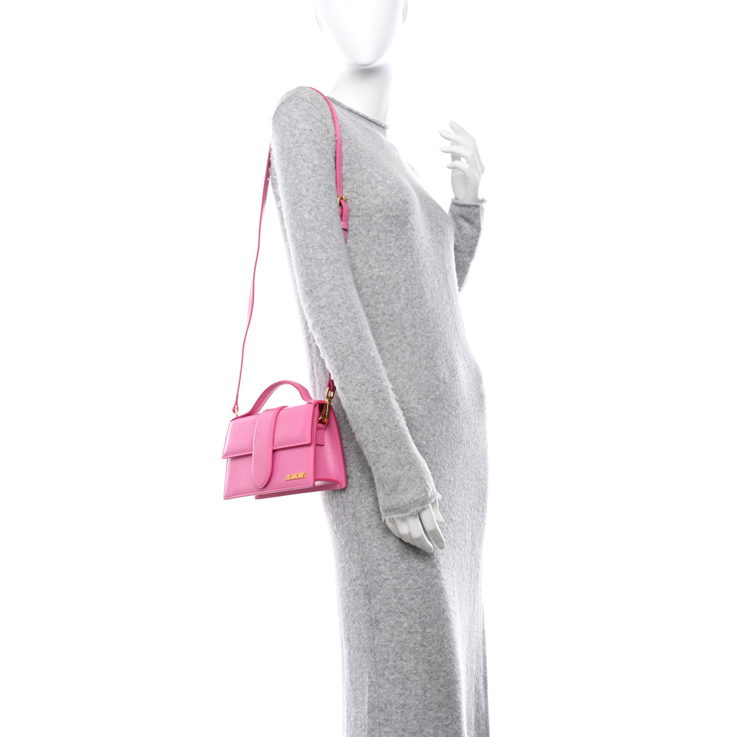 Jacquemus Smooth Calfskin Le Grand Bambino Pink 2 of 14