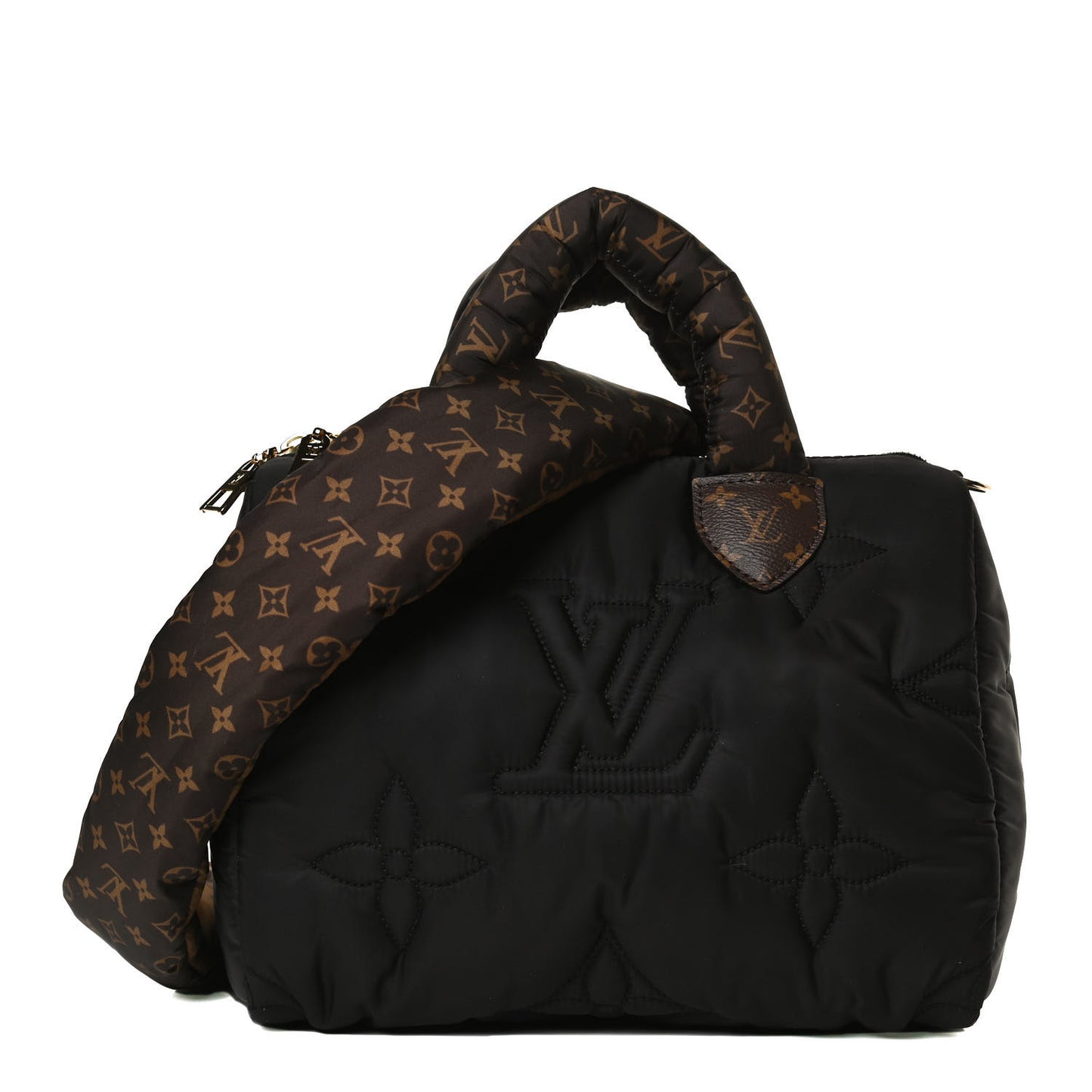 Econyl Mini Monogram Pillow Speedy Bandouliere 25 Black