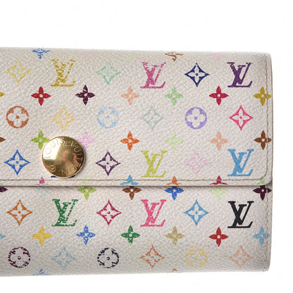 Louis Vuitton Monogram Multicolor Sarah Wallet White 8 of 18