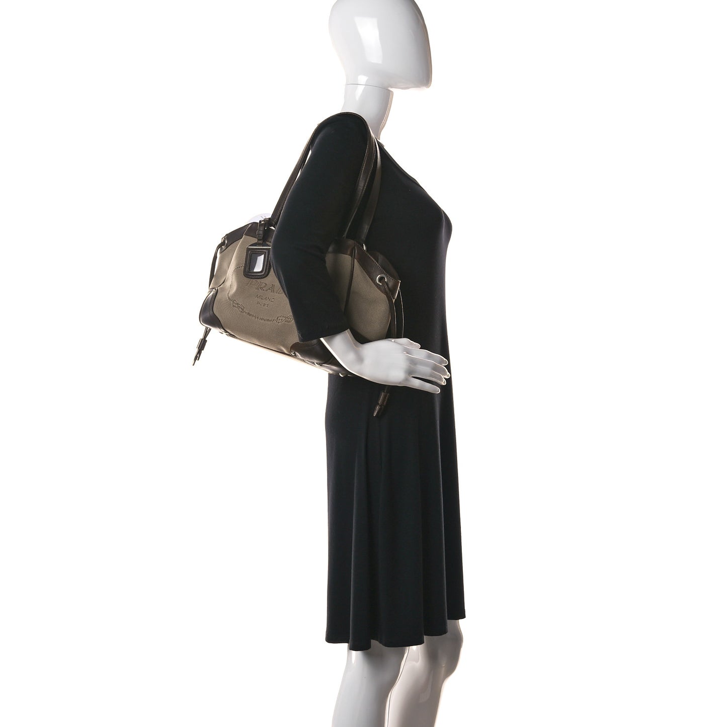 Jacquard Logo Tote Corda Moro