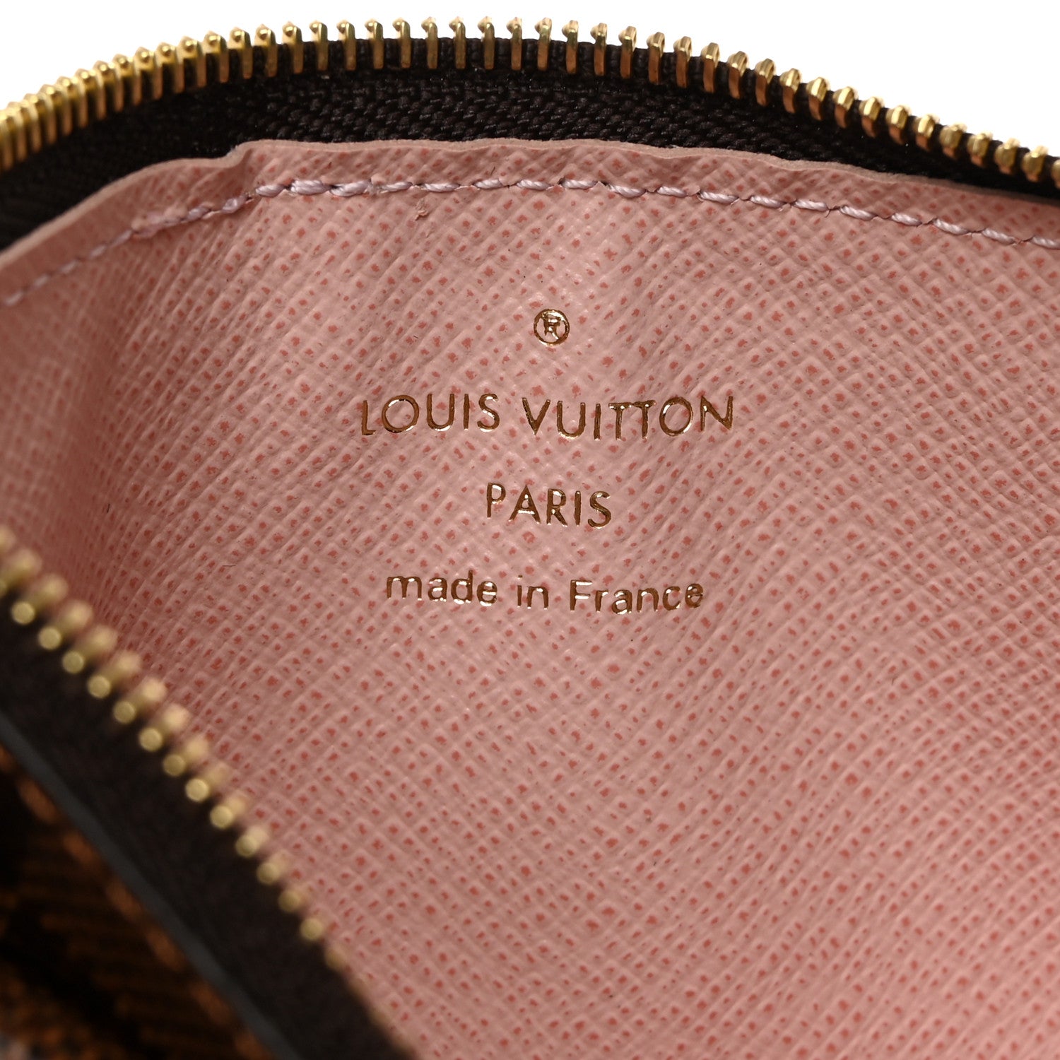 Louis Vuitton Damier Ebene Recto Verso Card Holder Rose Ballerine 6 of 8