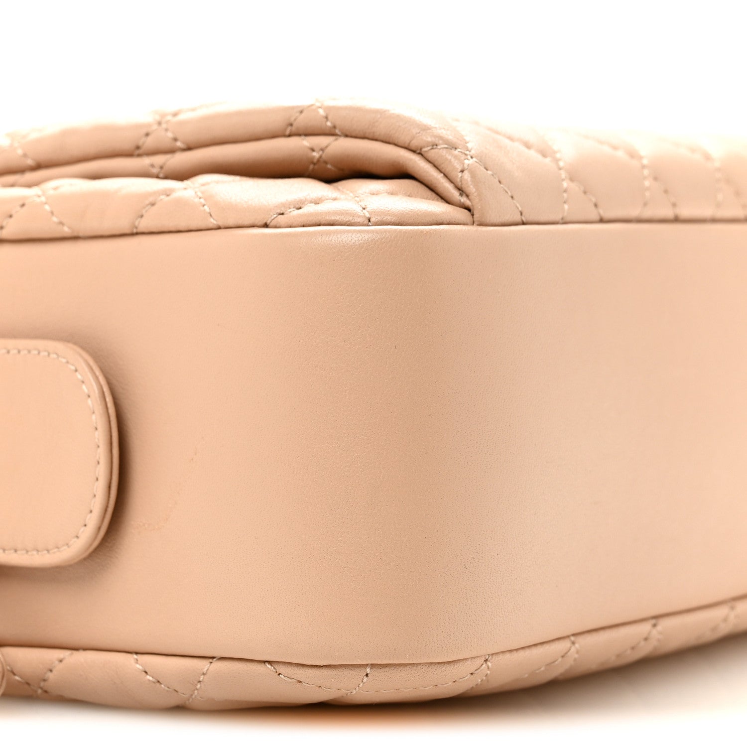 Chanel Lambskin Quilted Large Camera Case Beige Clair 9 of 12