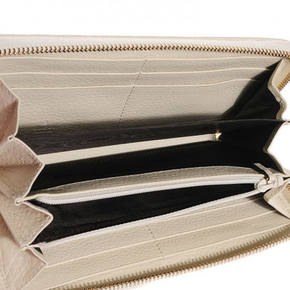 Gucci Monogram Bamboo Tassel Zip Around Wallet Off White 6 of 16