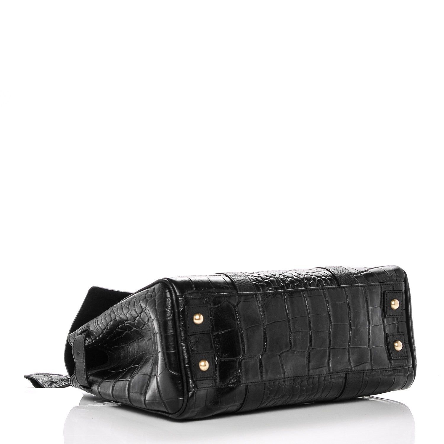 Mulberry Crocodile Embossed Bayswater Black 4 of 7