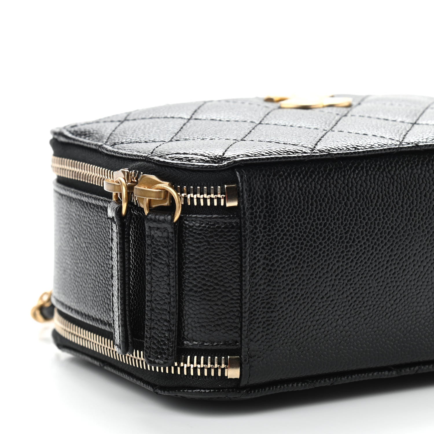 Chanel Caviar Quilted Mini Pick Me Up Vanity Case Black 9 of 11