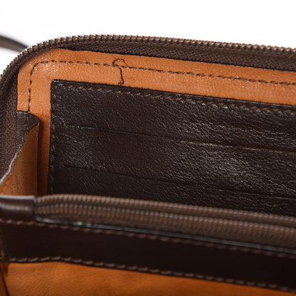 Gucci Calfskin Bamboo Handle Crossbody Wallet Brown 7 of 13