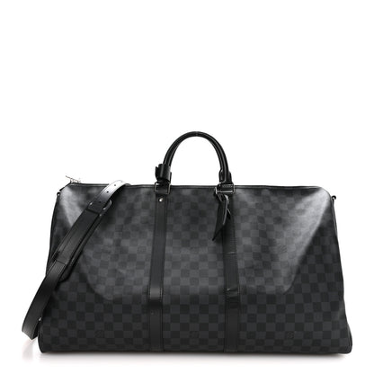 Louis Vuitton Damier Graphite Keepall Bandouliere 55 1 of 8