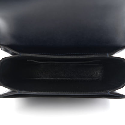 Saint Laurent Calfskin Le 61 Shoulder Bag Navy 4 of 9