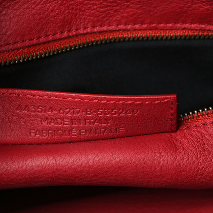 Balenciaga Veau Soyeux Perforated Blackout City Rouge Groseille 7 of 9