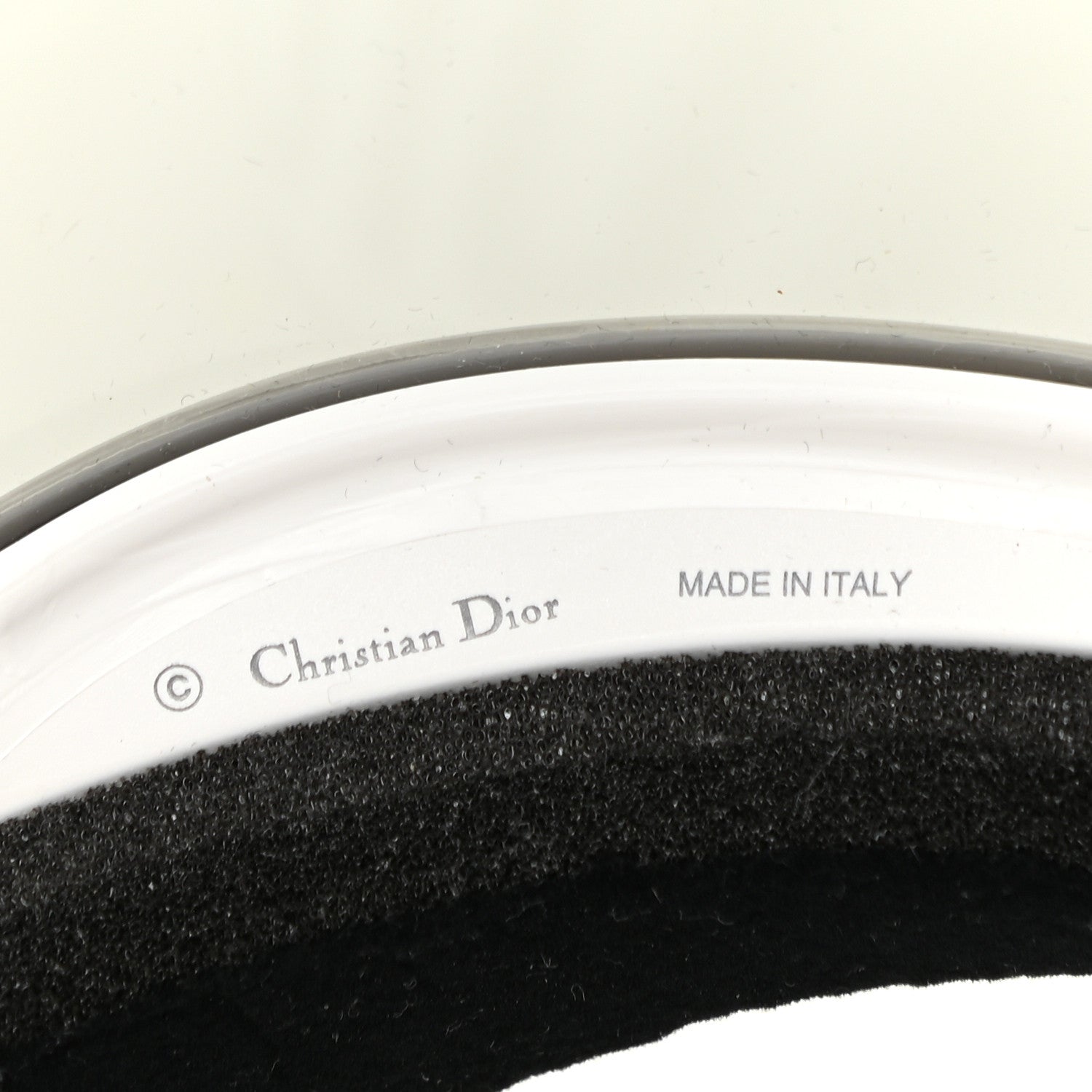 Christian Dior Mirrored DiorClub1 Sun Visor Grey 5 of 7