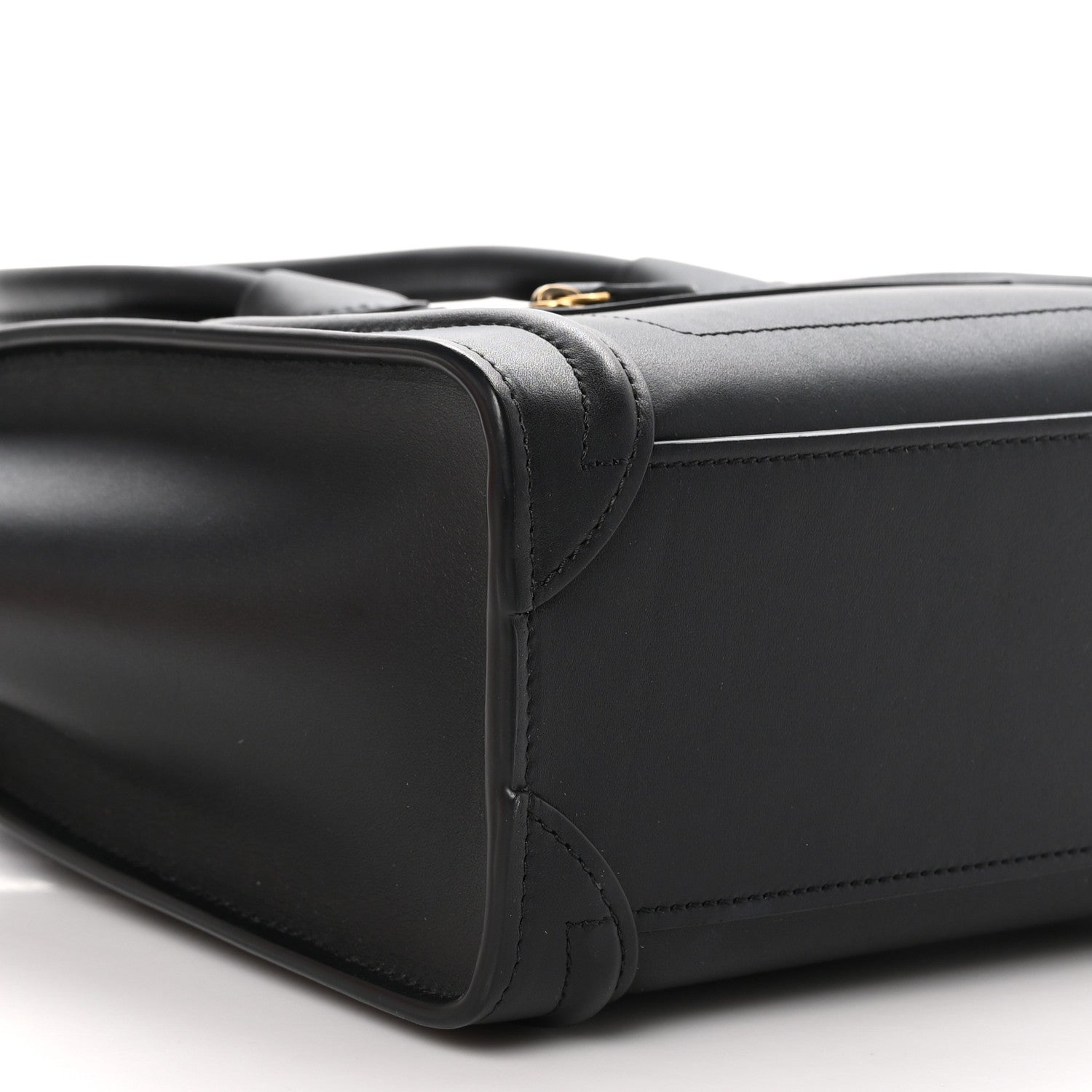 Celine Smooth Calfskin Nano Luggage Black 9 of 11
