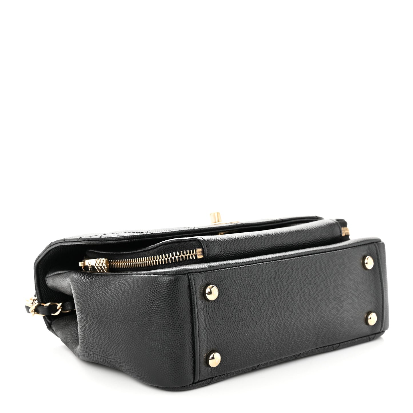 Caviar Quilted Medium Business Affinity Flap Black