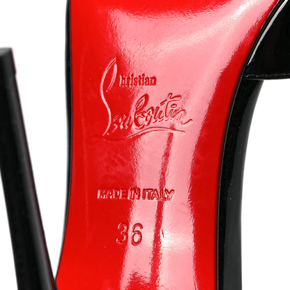 Christian Louboutin Patent Iriza 100 Pumps 36 Black 6 of 9