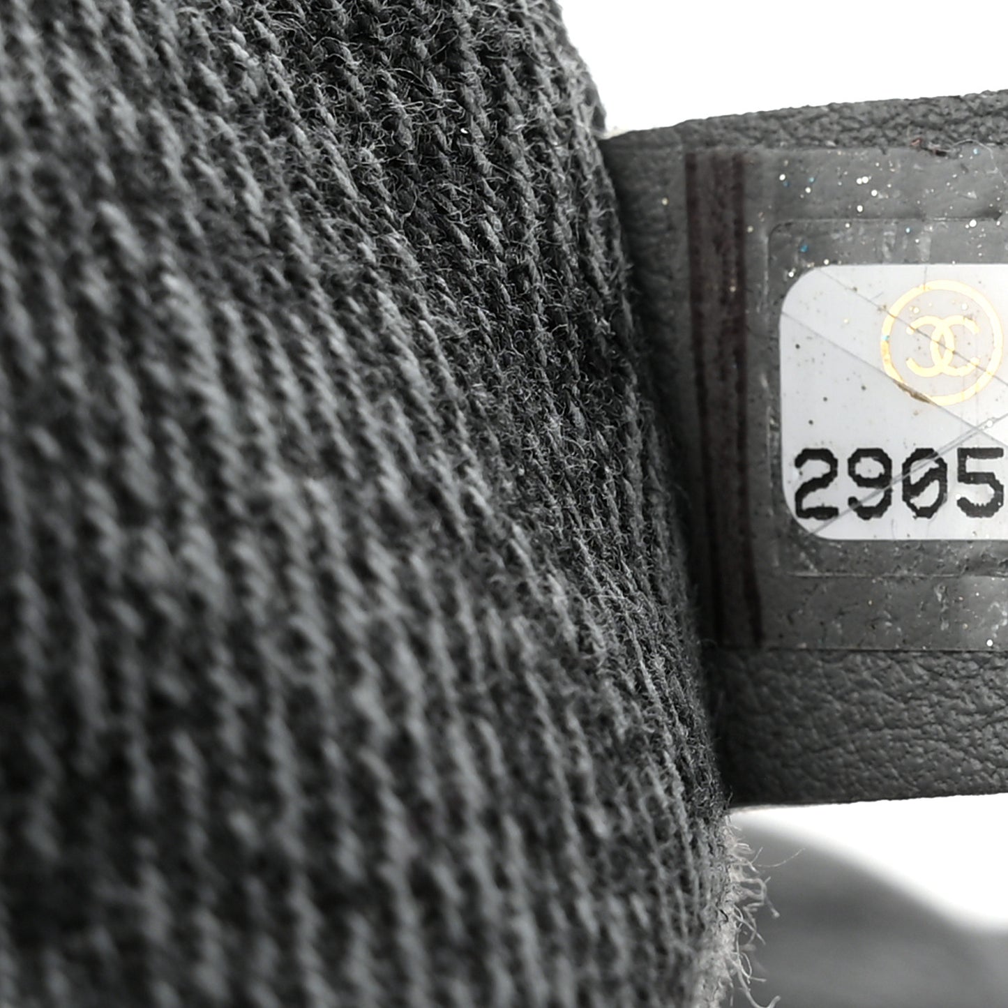 Denim Quilted Denimpression Flap Grey Black