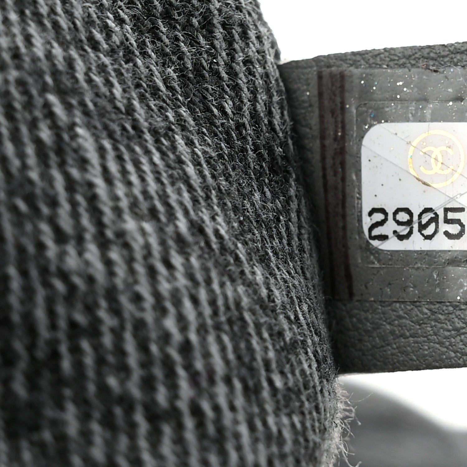 Chanel Denim Quilted Denimpression Flap Grey Black 7 of 10