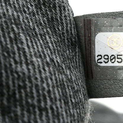 Chanel Denim Quilted Denimpression Flap Grey Black 7 of 10