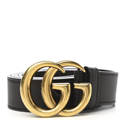 Gucci Moon Calfskin Double G 30mm Belt 90 36 Dark Cocoa 1 of 6