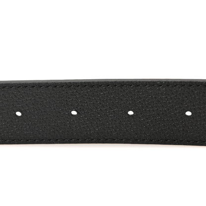 Louis Vuitton Taurillon Calfskin Monogram 30mm LV Initiales Reversible Belt 85 34 Black Red 4 of 7