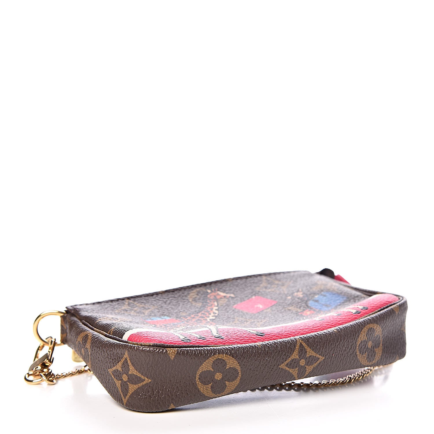 Louis Vuitton Monogram 2017 Christmas Animation Mini Pochette Accessories 4 of 9