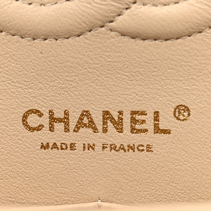Chanel Caviar Quilted Medium Double Flap Beige 6 of 12