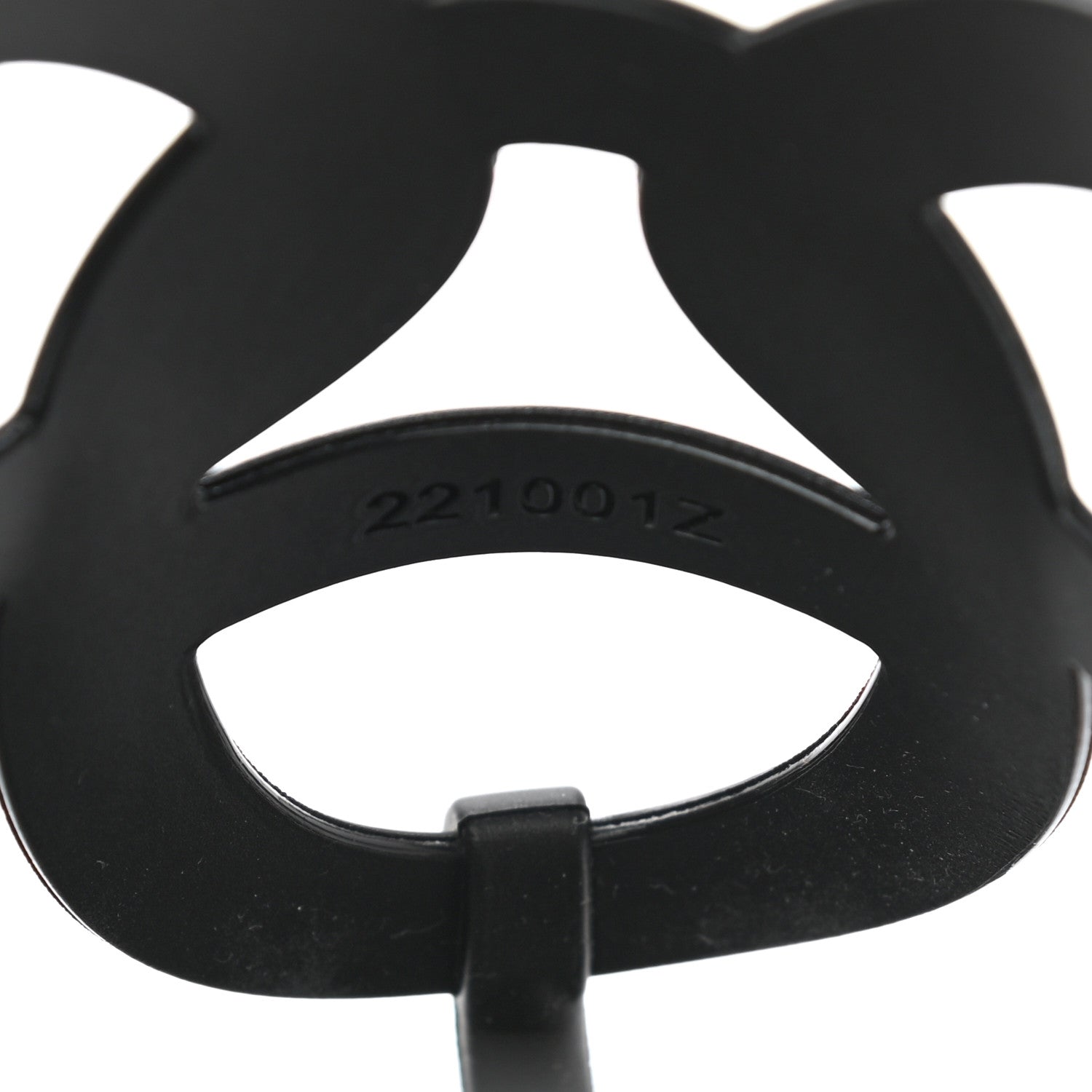 Hermes Rubber Womens Egerie Sandals 37 Black 8 of 9