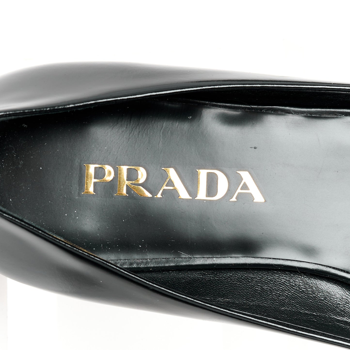 Spazzolato Floral Applique Ballerina Flats 37 Black