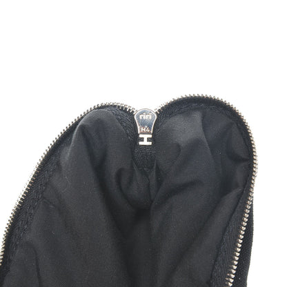 Hermes Cotton Canvas Bolide Travel Cosmetic Pouch Black 9 of 9
