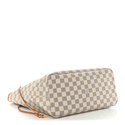 Louis Vuitton Damier Azur Neo Neverfull MM Rose Ballerine 4 of 13