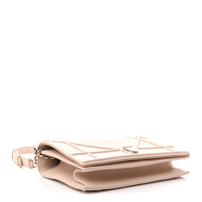 Christian Dior Grained Calfskin Medium Diorama Flap Bag Nude 4 of 11