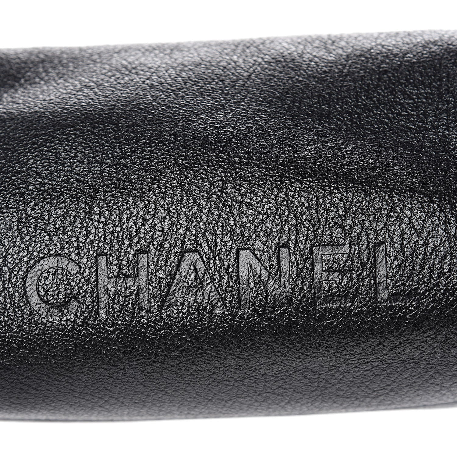 Chanel Calfskin Logo Cosmetic Case Black 12 of 12