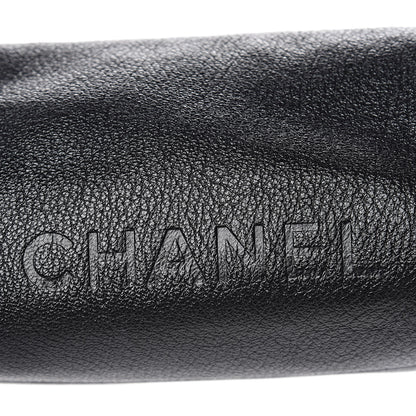 Chanel Calfskin Logo Cosmetic Case Black 12 of 12