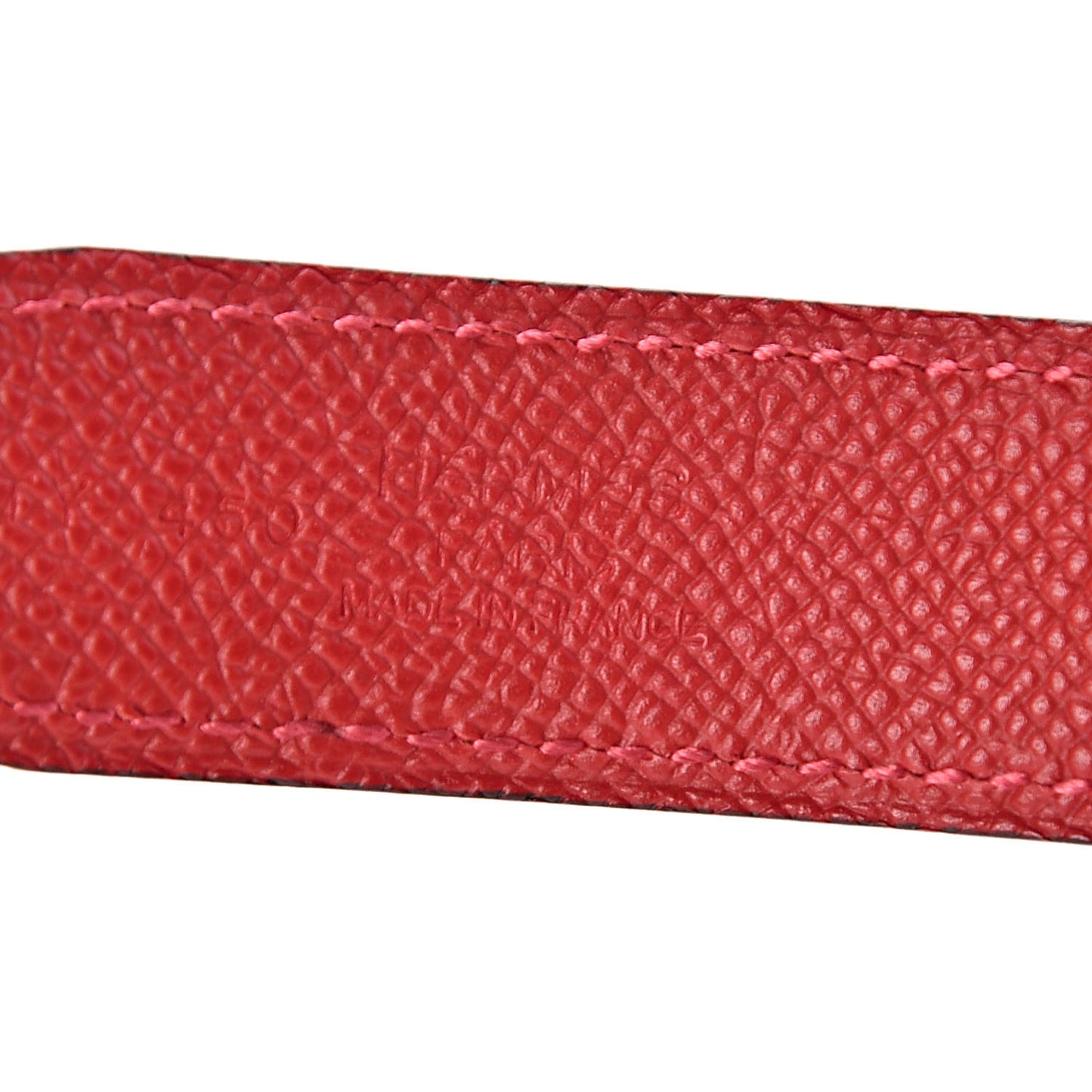 Swift Epsom 24mm Belt Strap 90 Magnolia Rouge Casaque