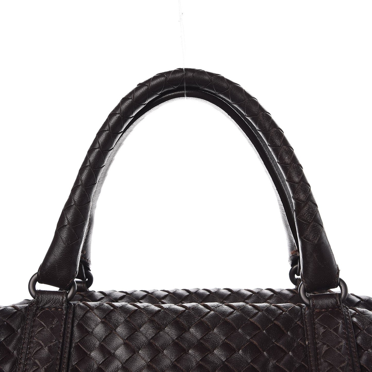 Nappa Intrecciato Maxi Convertible Tote Ebano