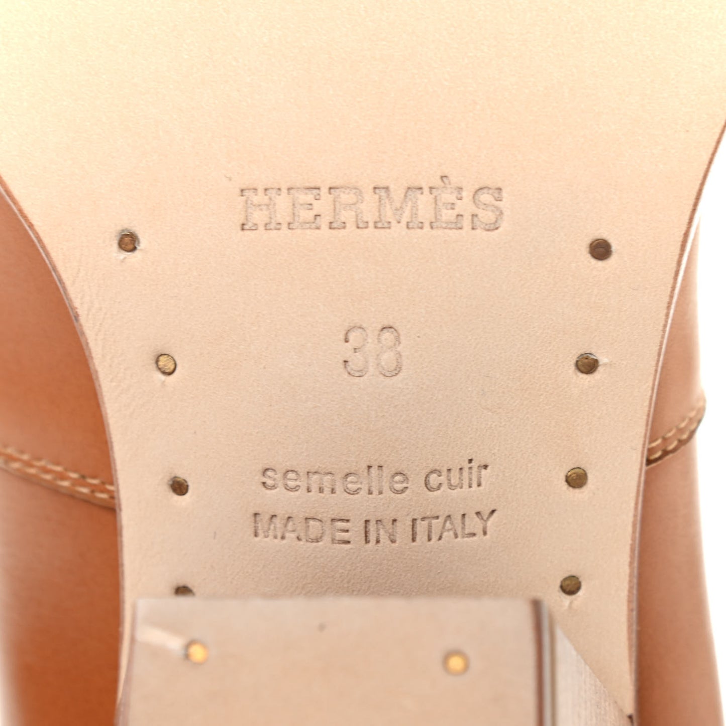 Calfskin Womens Vegas Ankle Boot 38 Naturel