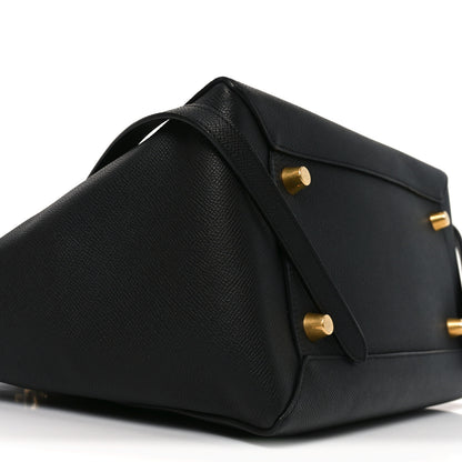 Celine Grained Calfskin Mini Belt Bag Black 9 of 10