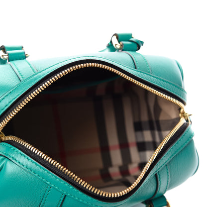 Burberry Soft Calfskin Small Alchester Bowling Bag Aqua Green 6 of 12
