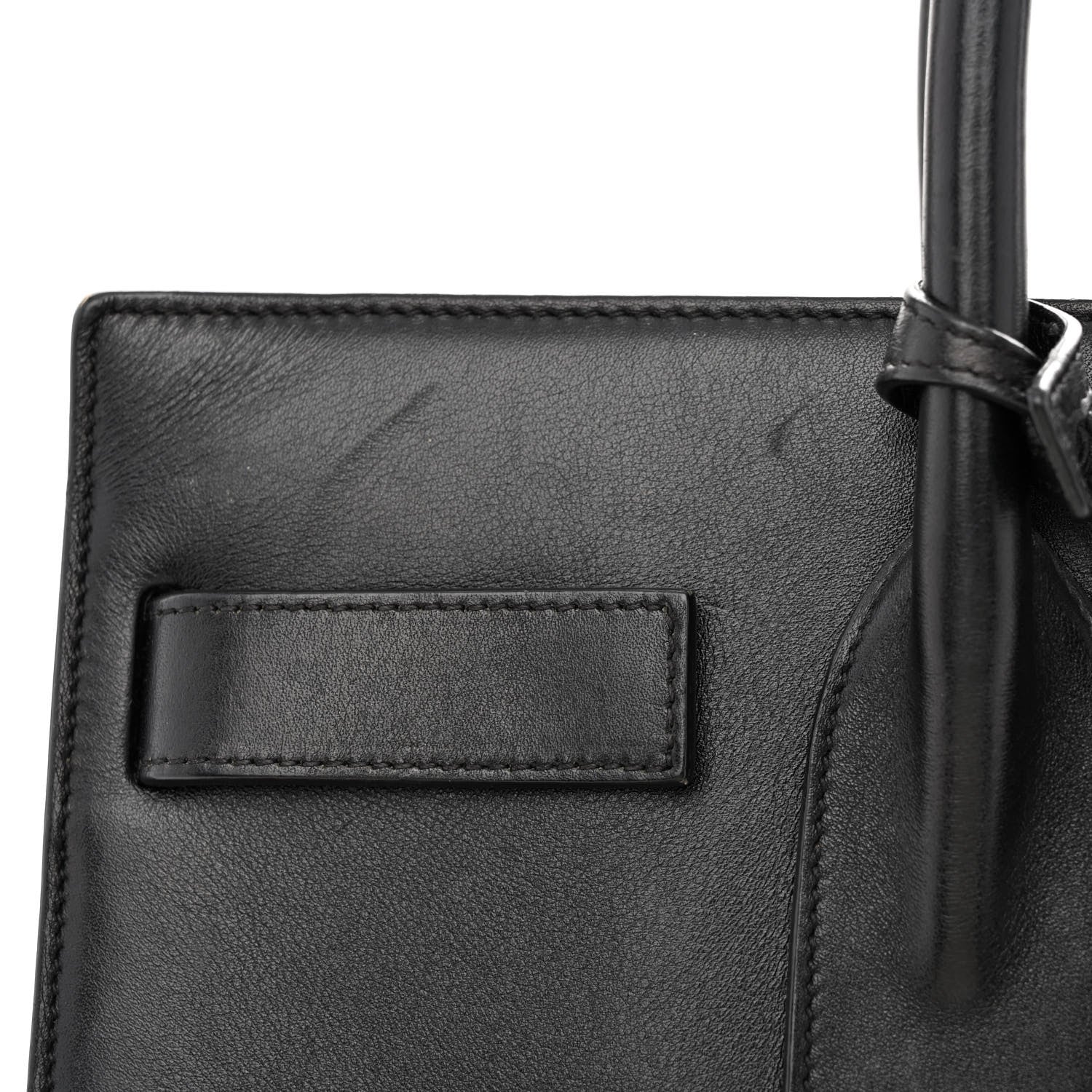 Saint Laurent Smooth Calfskin Small Sac De Jour Black 21 of 22